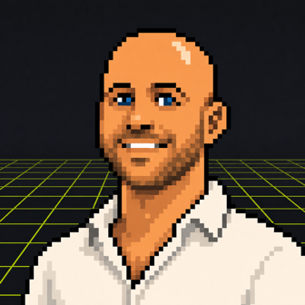Illustrated portrait of Tyler Muse, founder of Grit Board